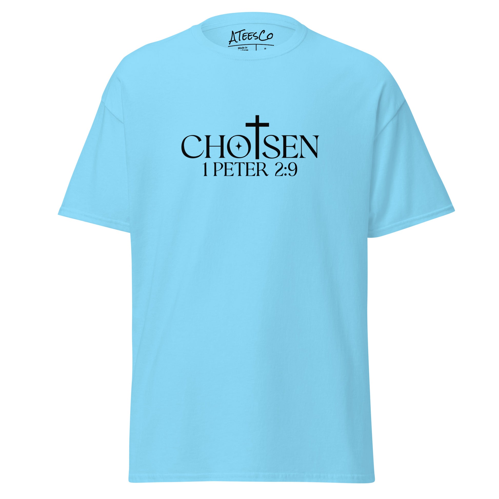 Chosen 1 Peter 2:9 T-Shirt - Color: Sky