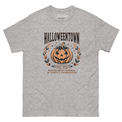 Halloweentown T-Shirt (Where Normal is Overrated) Color: Sport Grey