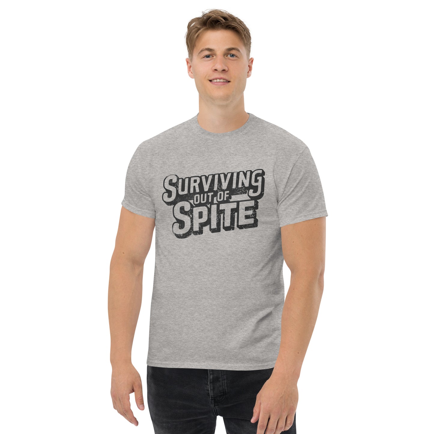 Surviving Out Of Spite T-Shirt Color: Red