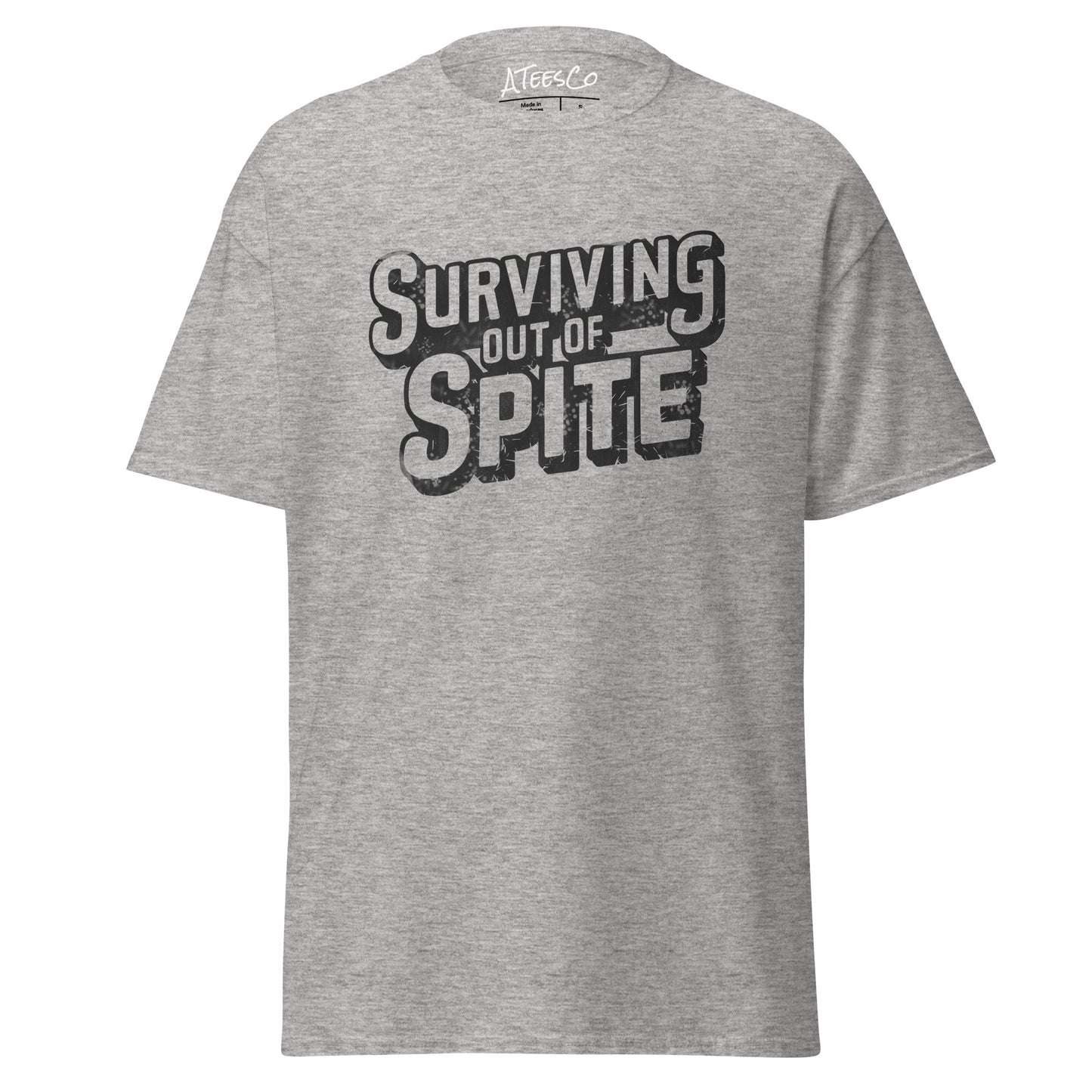 Surviving Out Of Spite T-Shirt Color: Sport Grey