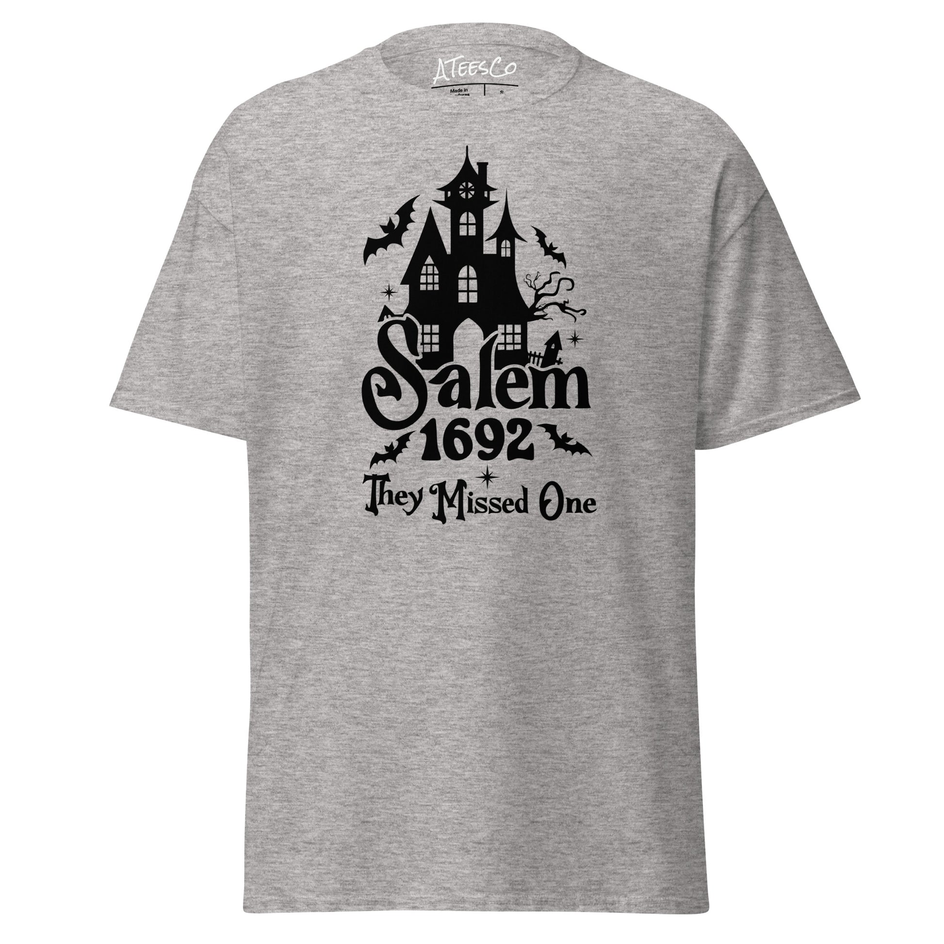 Salem 1692 They Missed One (Halloween) T-Shirt Color: Sport Grey