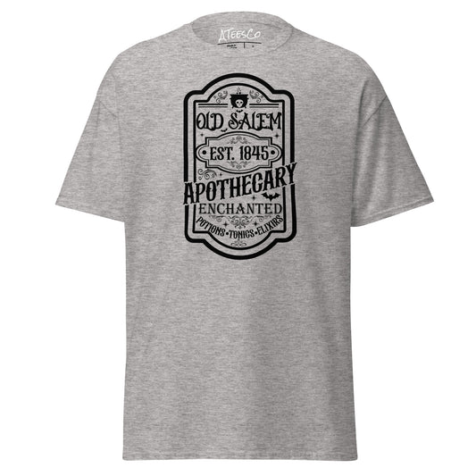 Old Salem Enchanted Apothecary (Halloween) T-Shirt - Color: Sport Grey