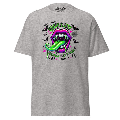 Ghouls Just Want to Have Fun T-Shirt Color: Sport Grey