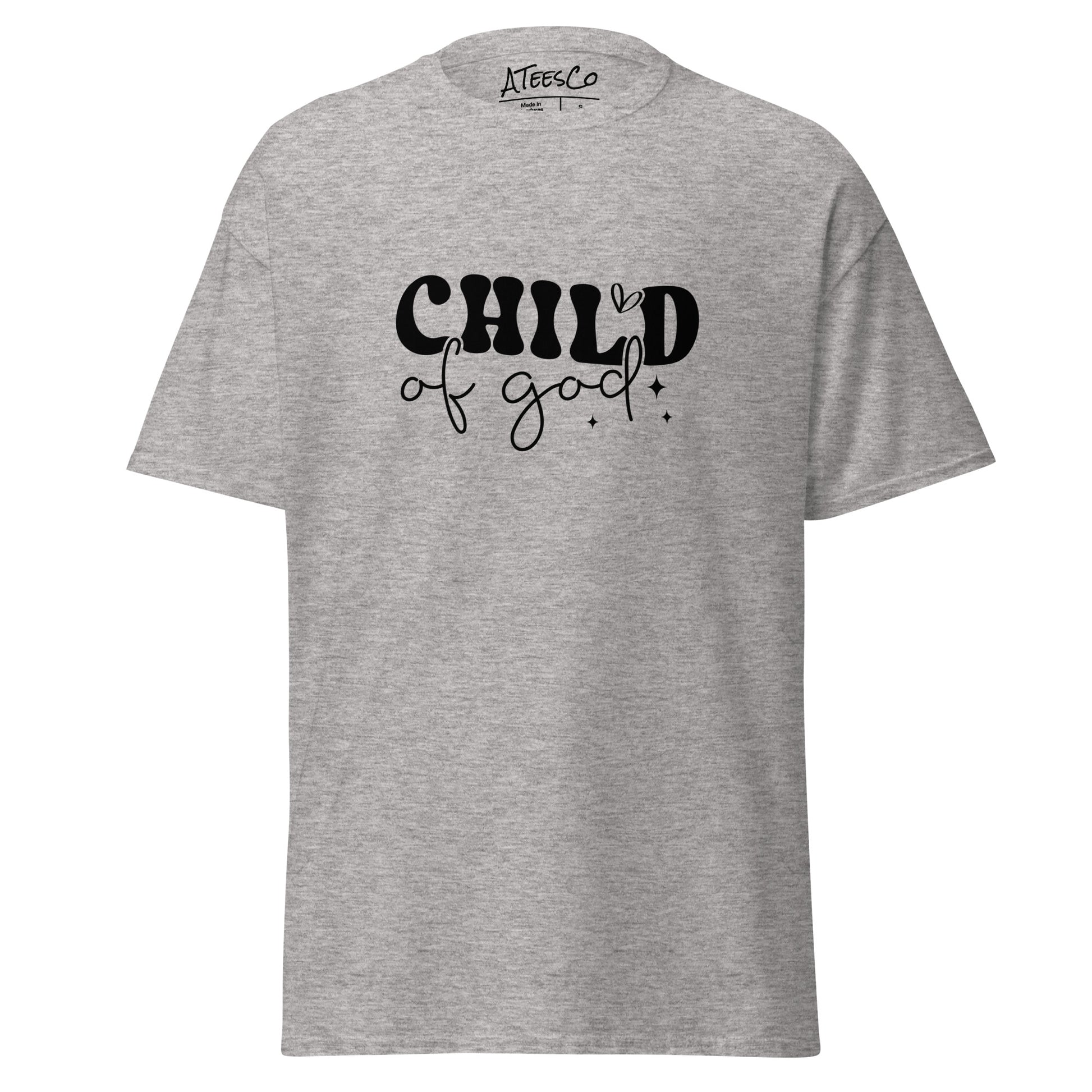 Child of God T-Shirt - Color: Sport Grey