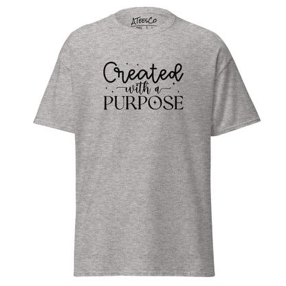 Created with a Purpose Tee Shirt - Color: Sport Grey