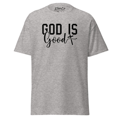 God is Good Graphic Tee Shirt - Color: Sport Grey