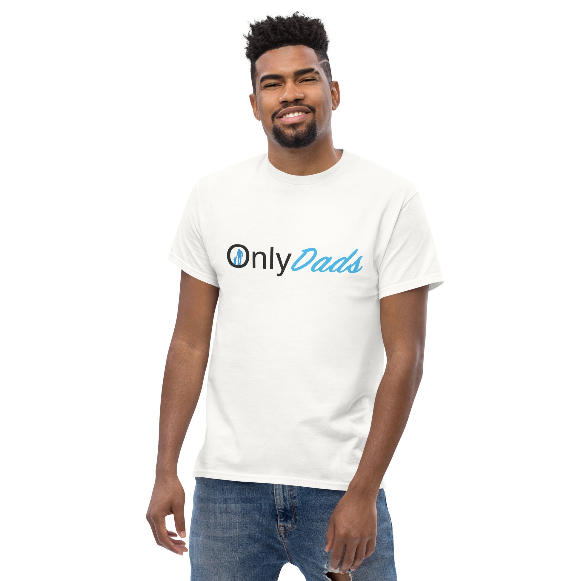 OnlyDads T-Shirt (Only Dads Graphic Tee for Fathers) Color: Cardinal