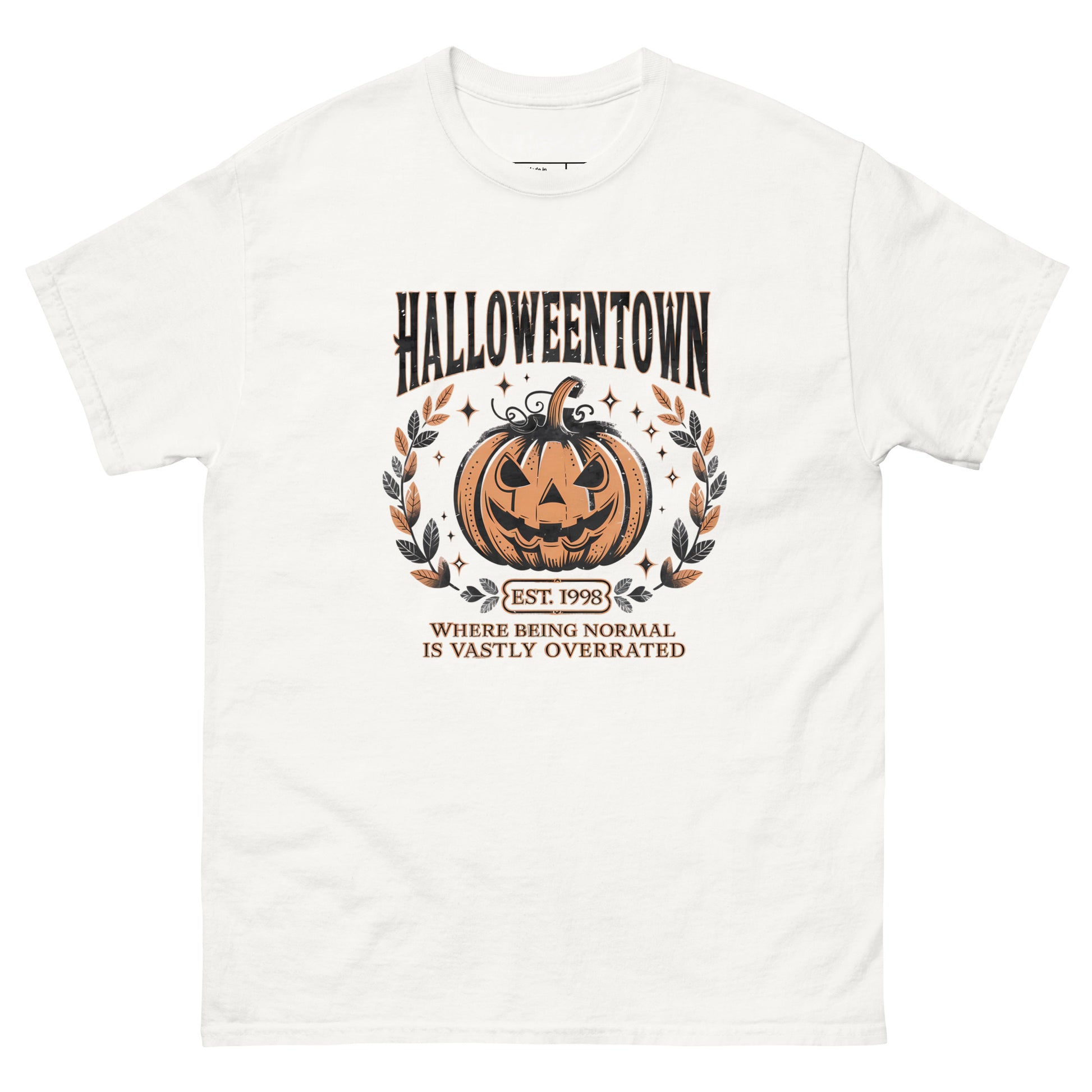 Halloweentown T-Shirt (Where Normal is Overrated) Color: White