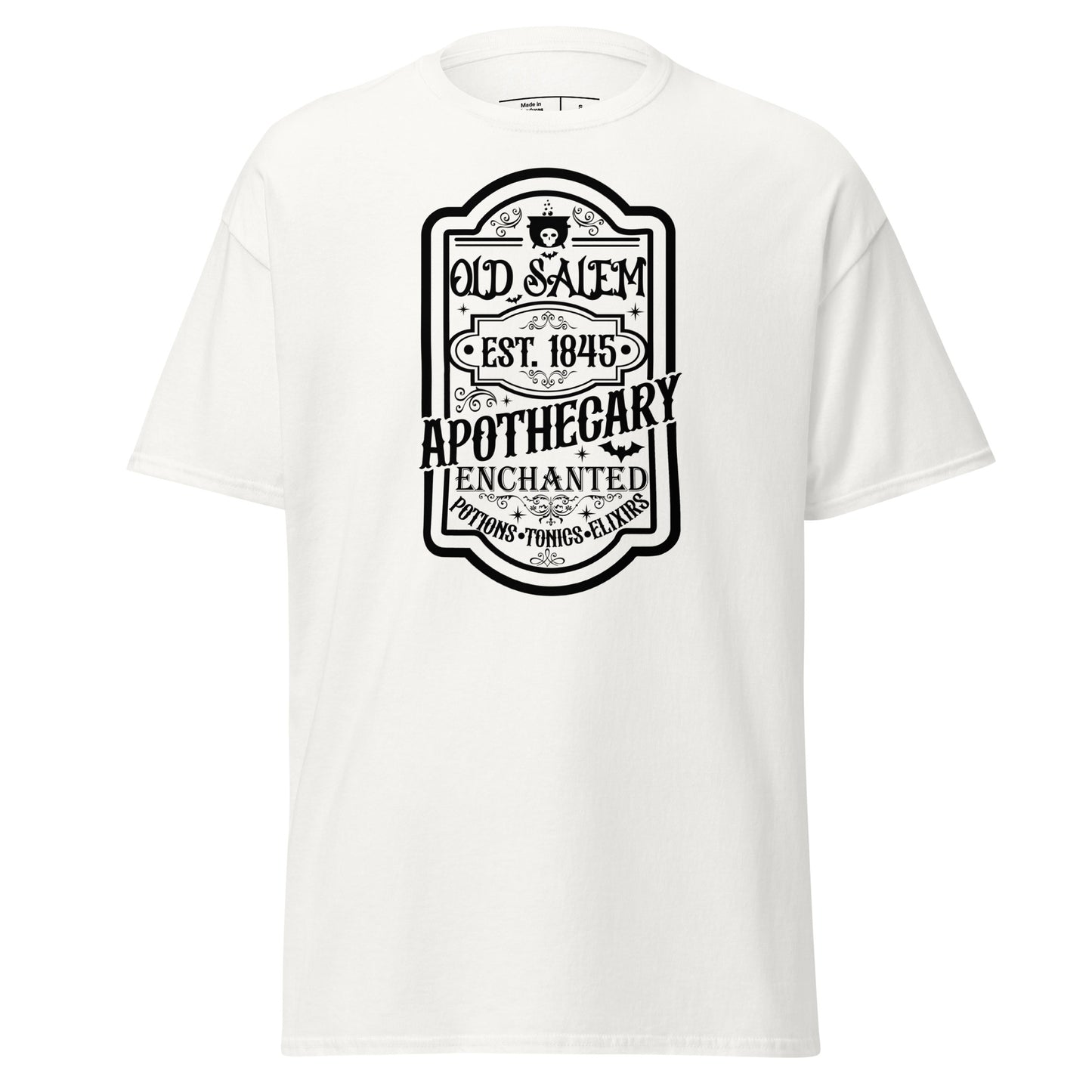 Old Salem Enchanted Apothecary (Halloween) T-Shirt Color: White