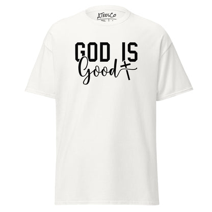 God is Good Graphic Tee Shirt - Color: White