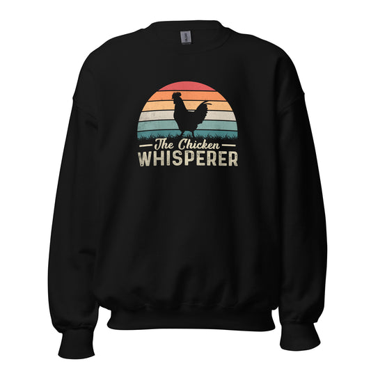 The Chicken Whisperer Sweatshirt Color: Black