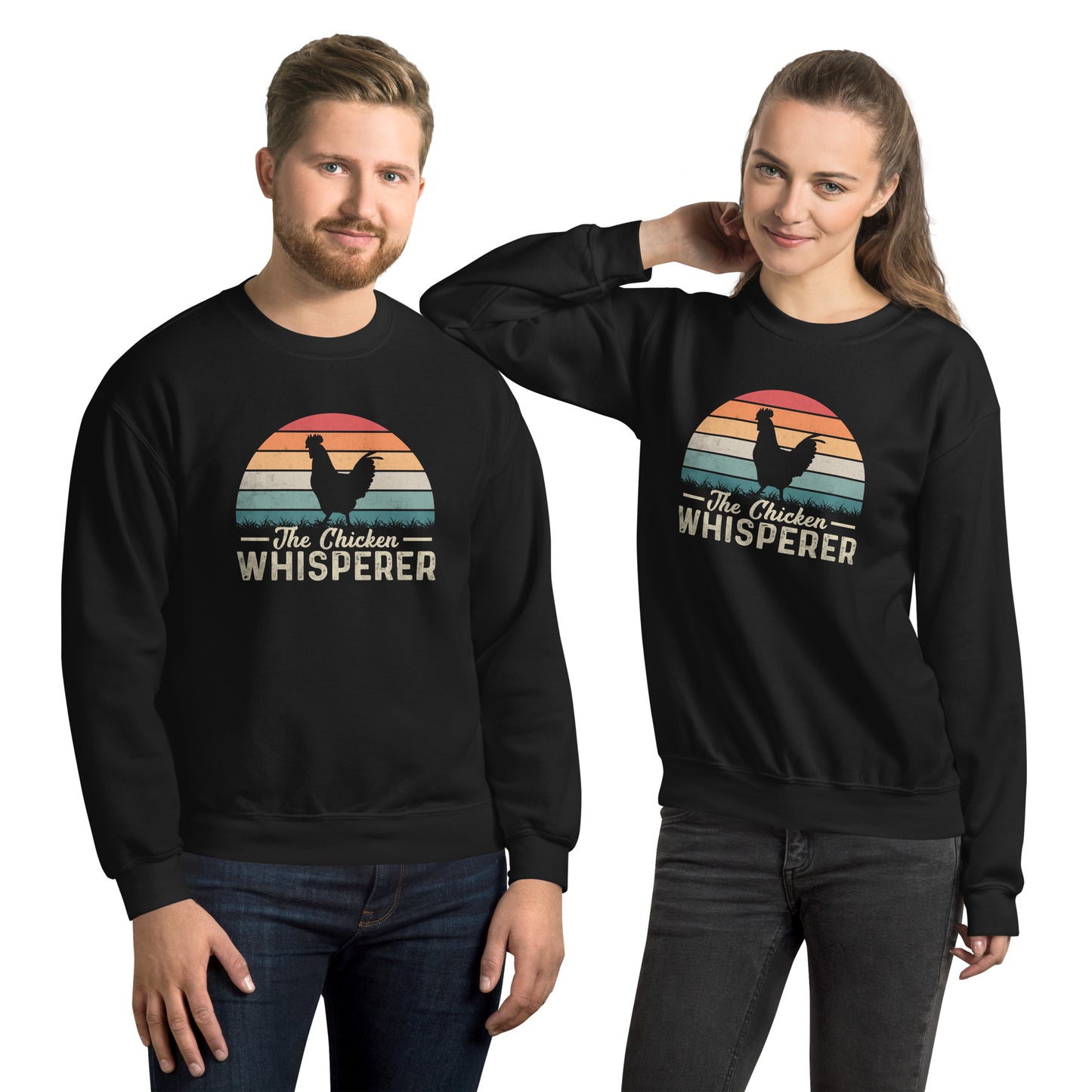 The Chicken Whisperer Sweatshirt Color: Black