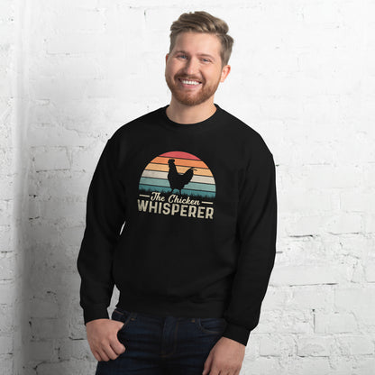 The Chicken Whisperer Sweatshirt Color: Black