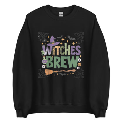 Witches Brew Sweatshirt (Halloween Witch) Color: Black