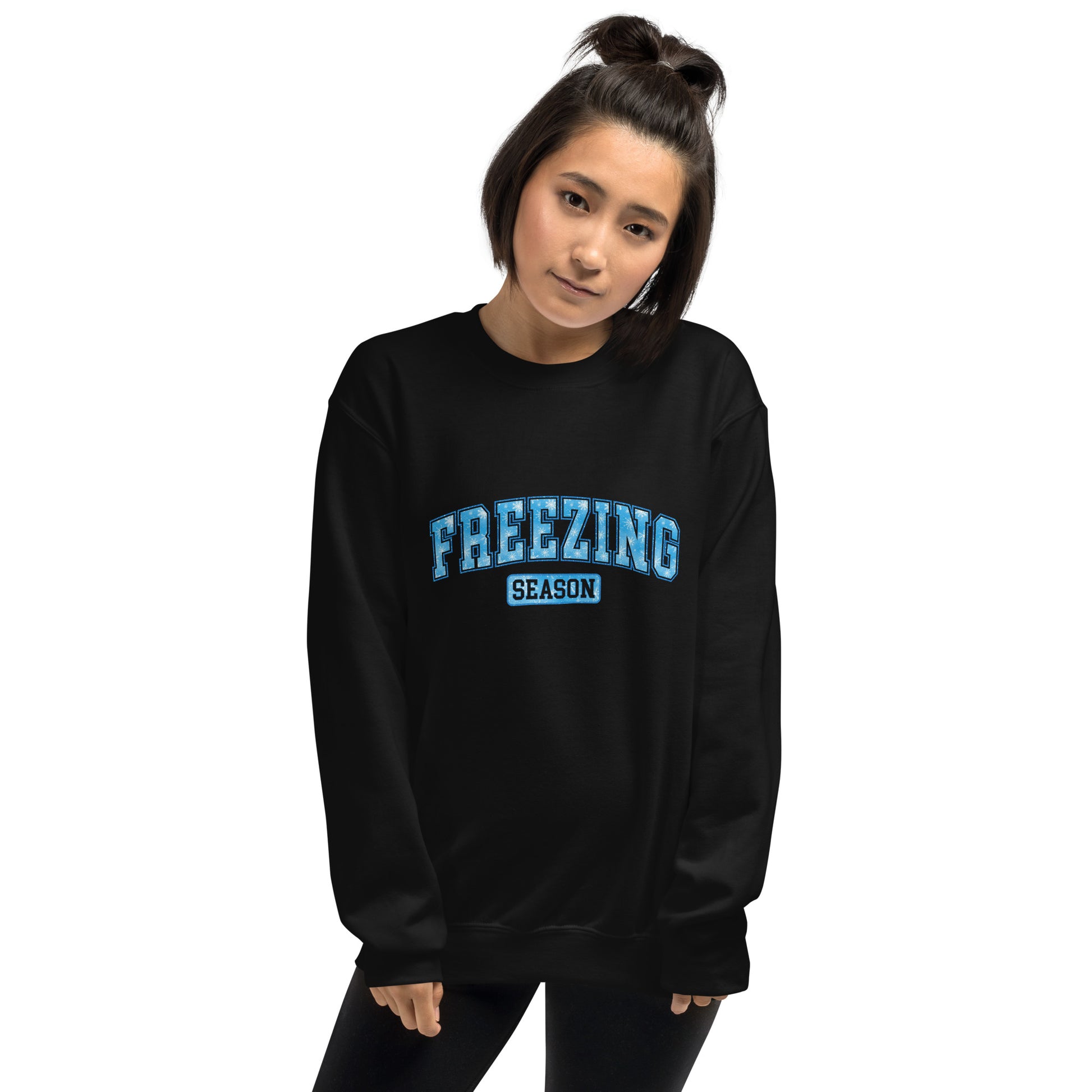 Freezing Season Sweatshirt - Color: Black