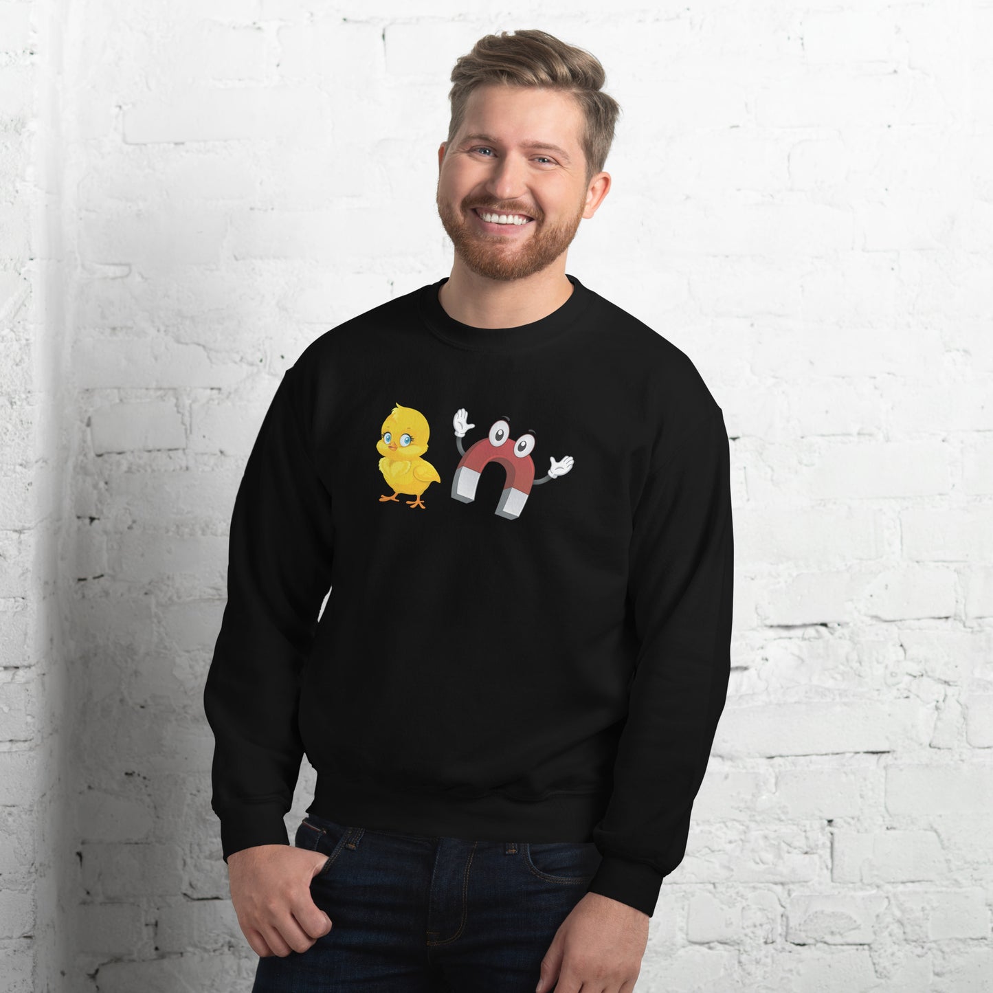 Chick Magnet Sweatshirt - Color: Black