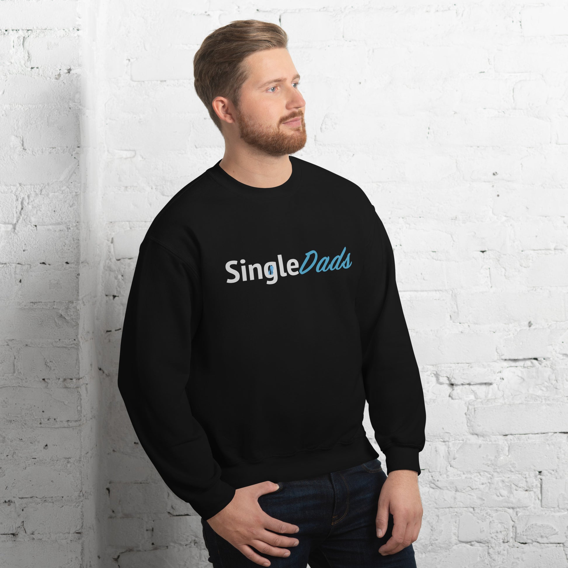 SingleDads Sweatshirt Color: Black