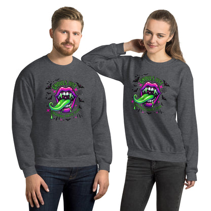 Ghouls Just Want to Have Fun Sweatshirt Color: Dark Heather