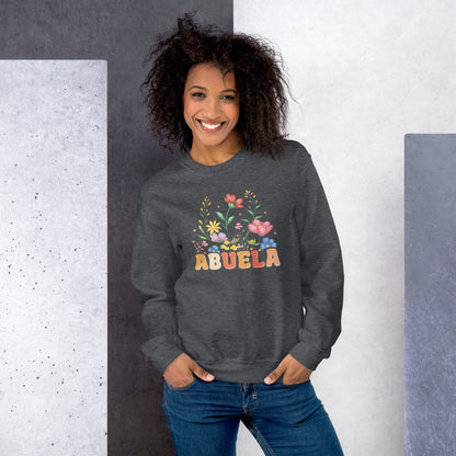 Abuela Sweatshirt (Wear the Abuela title with pride and love) - Color: Dark Heather