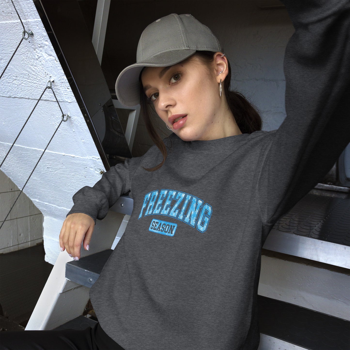 Freezing Season Sweatshirt - Color: Black