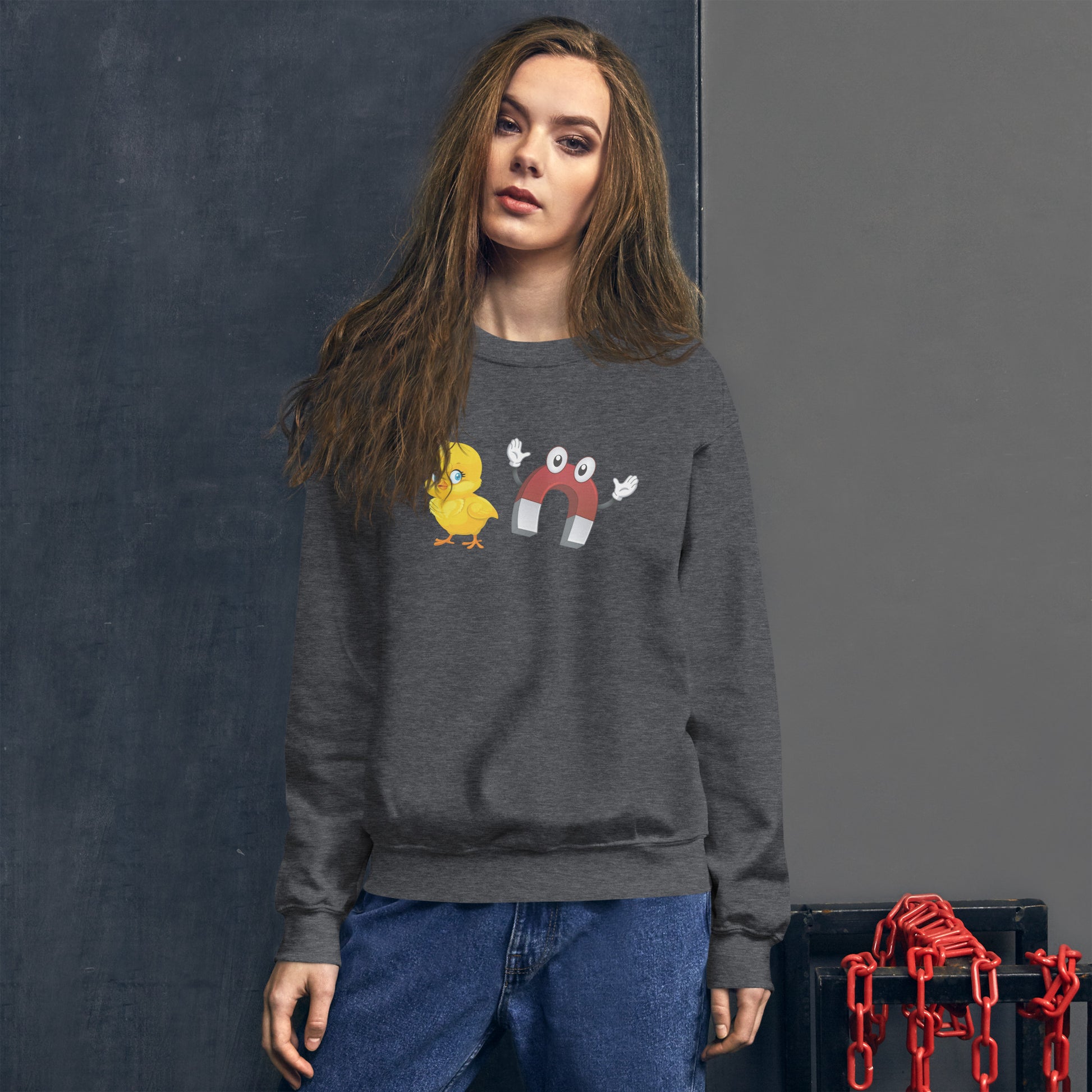 Chick Magnet Sweatshirt - Color: Black