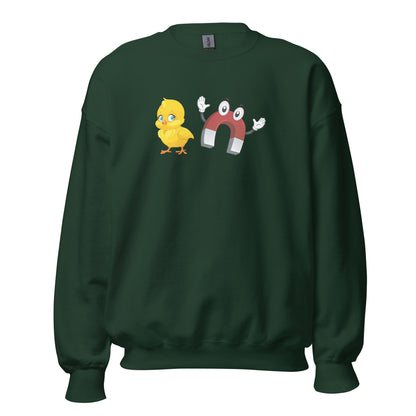 Chick Magnet Sweatshirt - Color: Forest Green