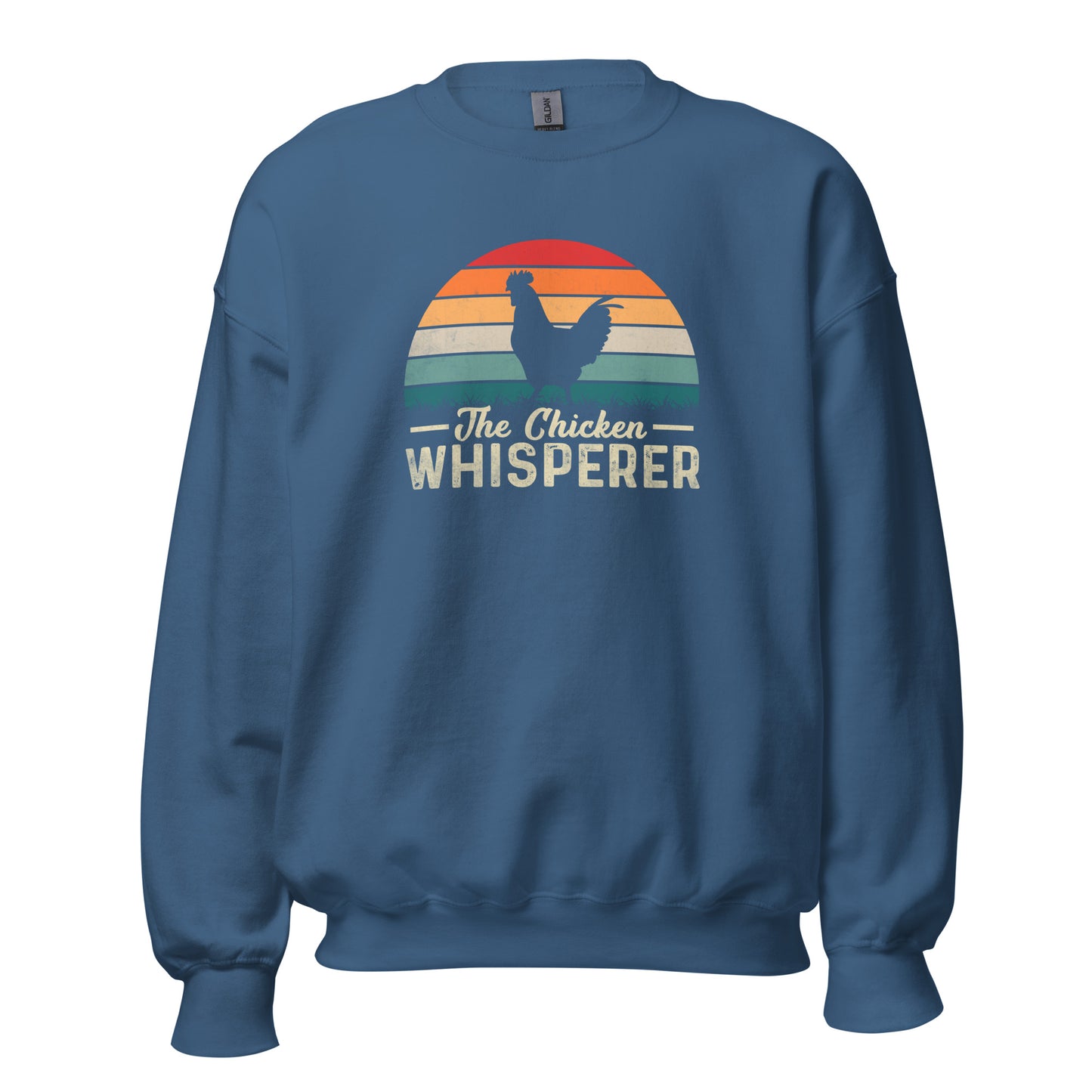 The Chicken Whisperer Sweatshirt Color: Indigo Blue