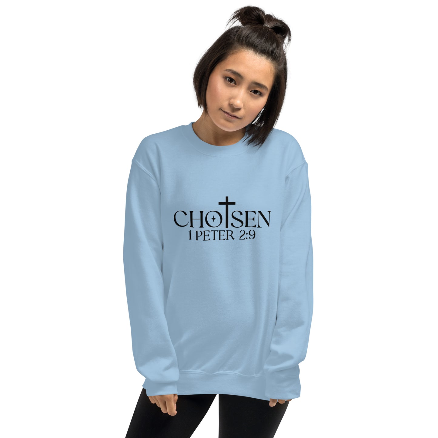 Chosen 1 Peter 2:9 Sweatshirt - Color: Red