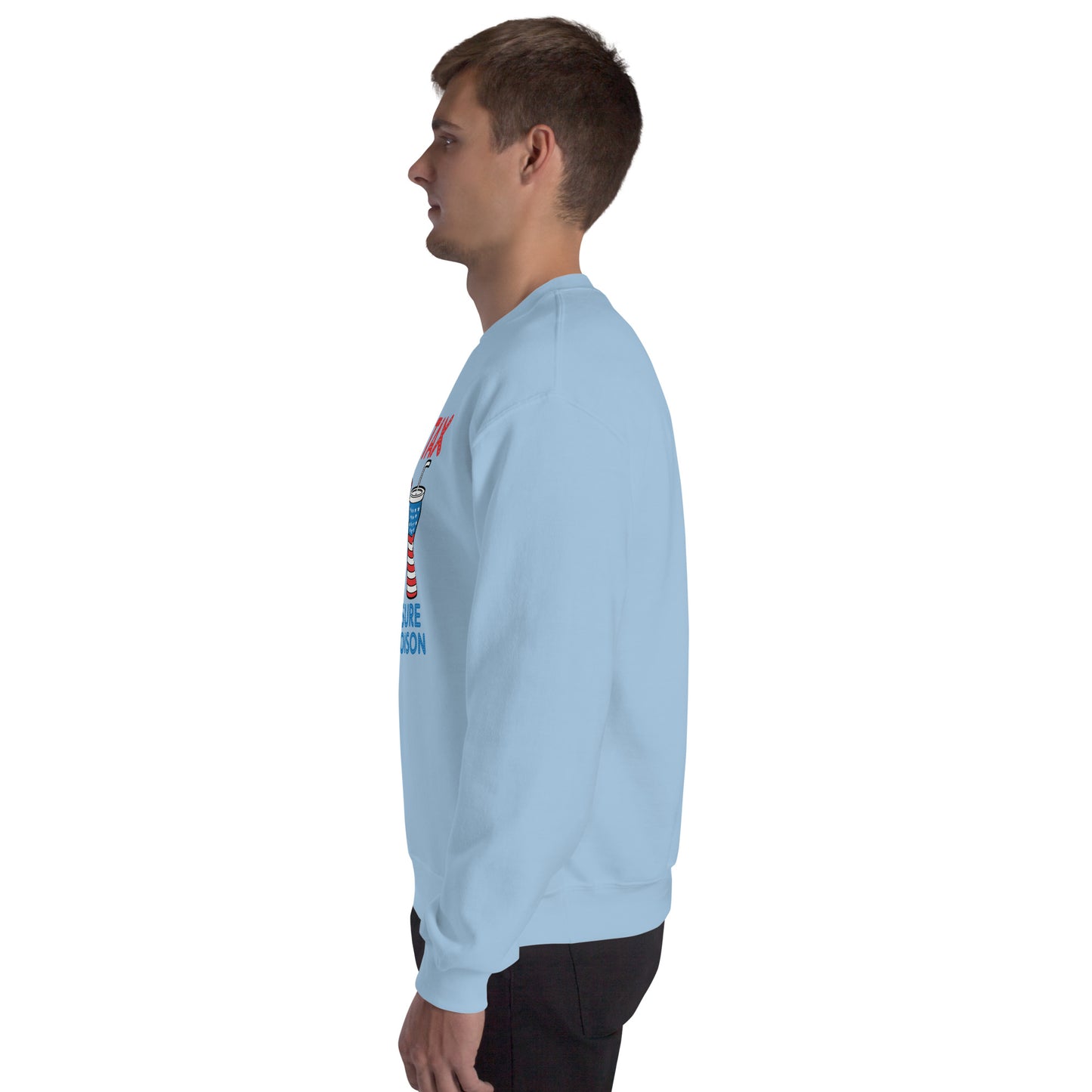 Dad Tax Making Sure It's Not Poison (Red White Blue) Sweatshirt - Color: Black