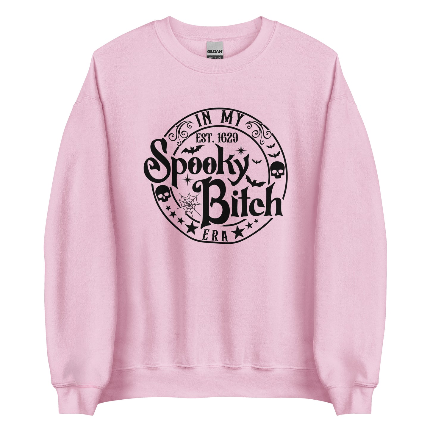 In My Spooky Bitch Era (Halloween) Sweatshirt Color: Light Pink