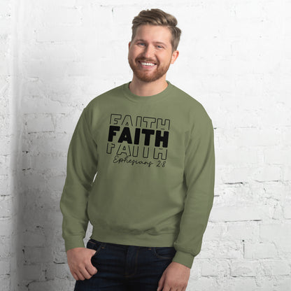 Faith Ephesians 2:8 Sweatshirt (saved through Faith)