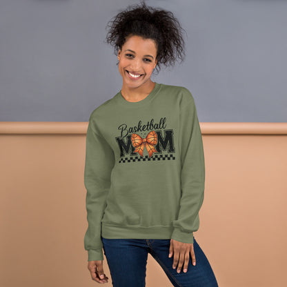 Basketball Mom Sweatshirt - Color: Military Green