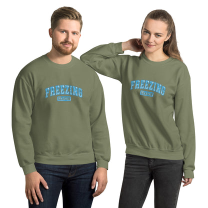 Freezing Season Sweatshirt - Color: Military Green