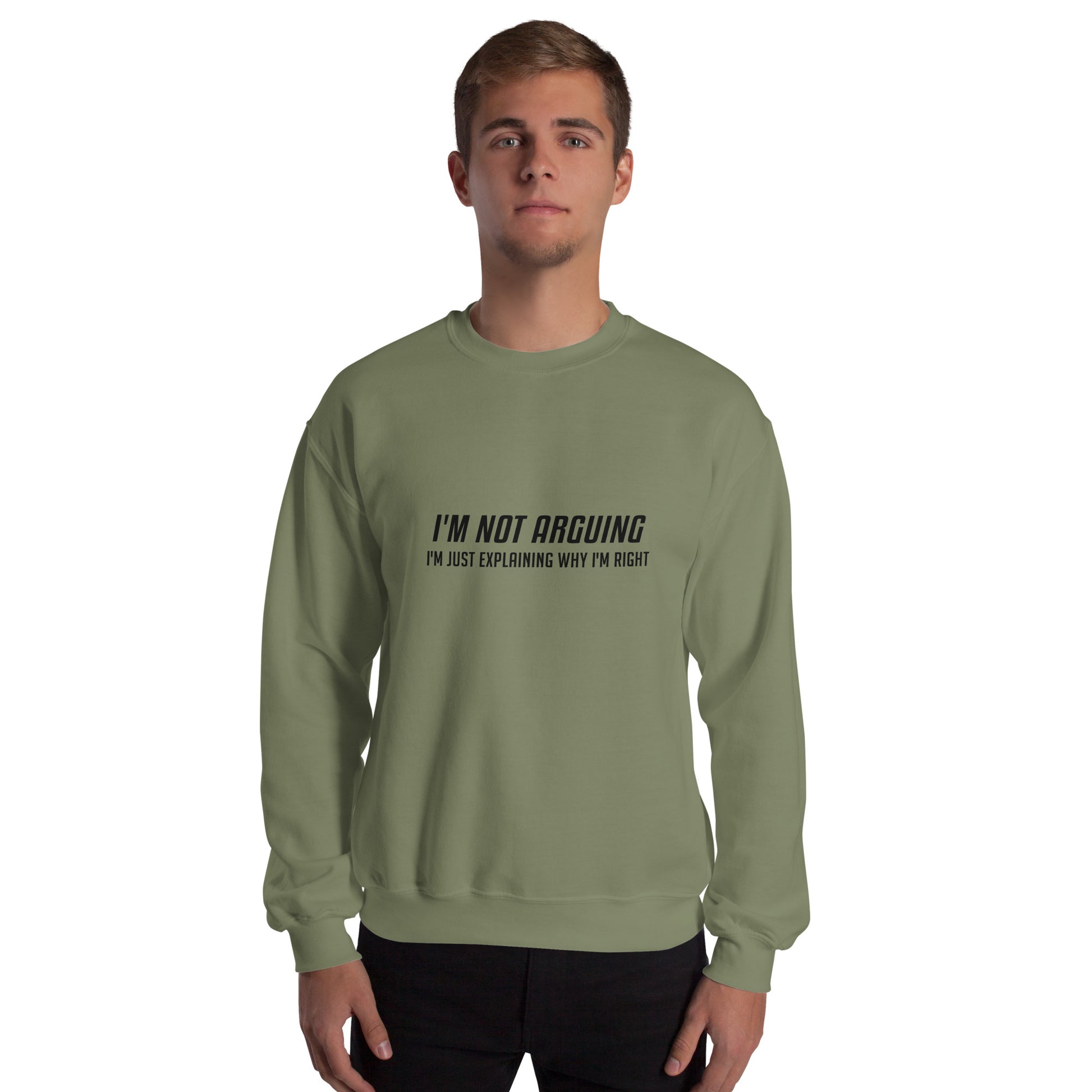 I'm Not Arguing I'm Just Explaining Why I'm Right Sweatshirt - Color: Red