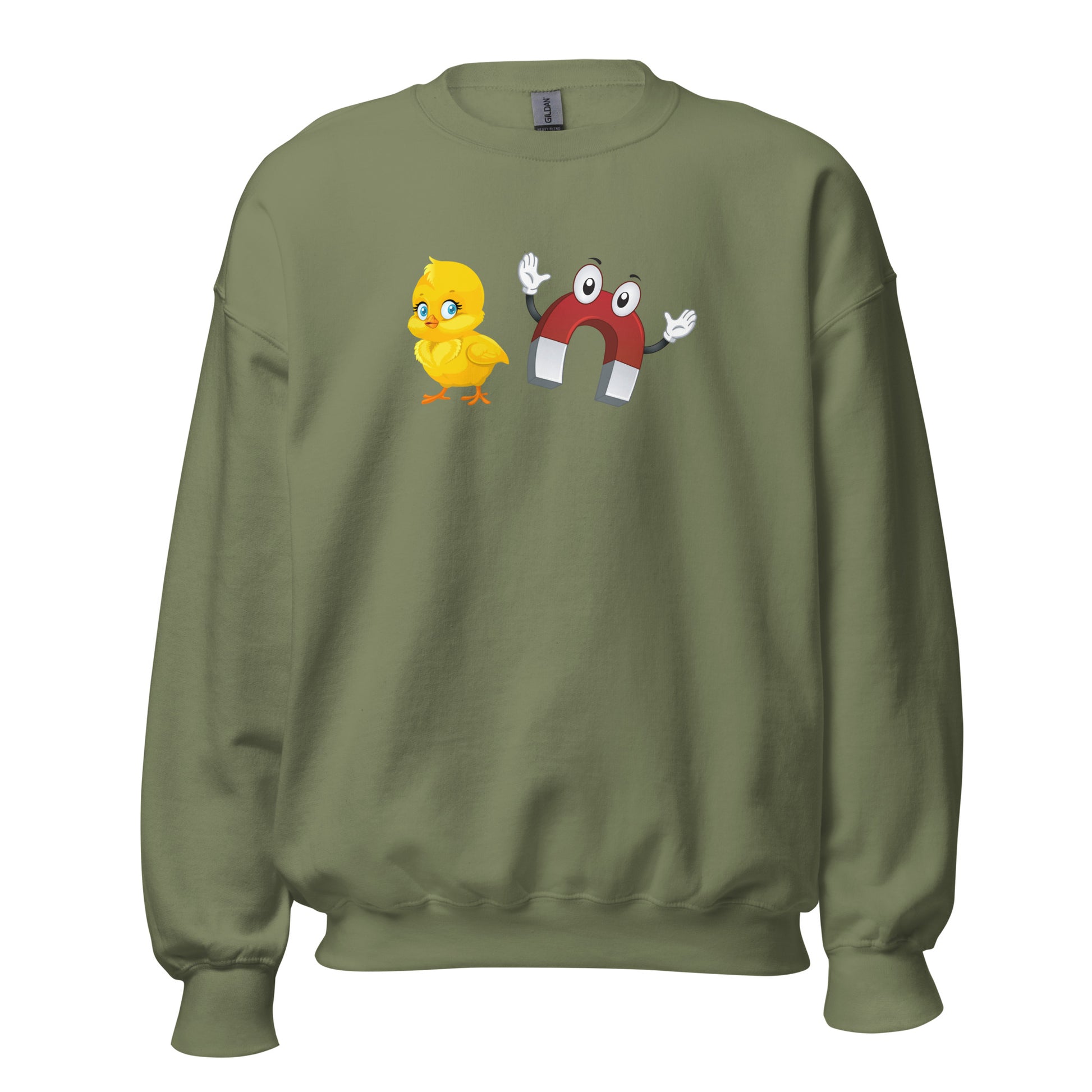 Chick Magnet Sweatshirt - Color: Military Green