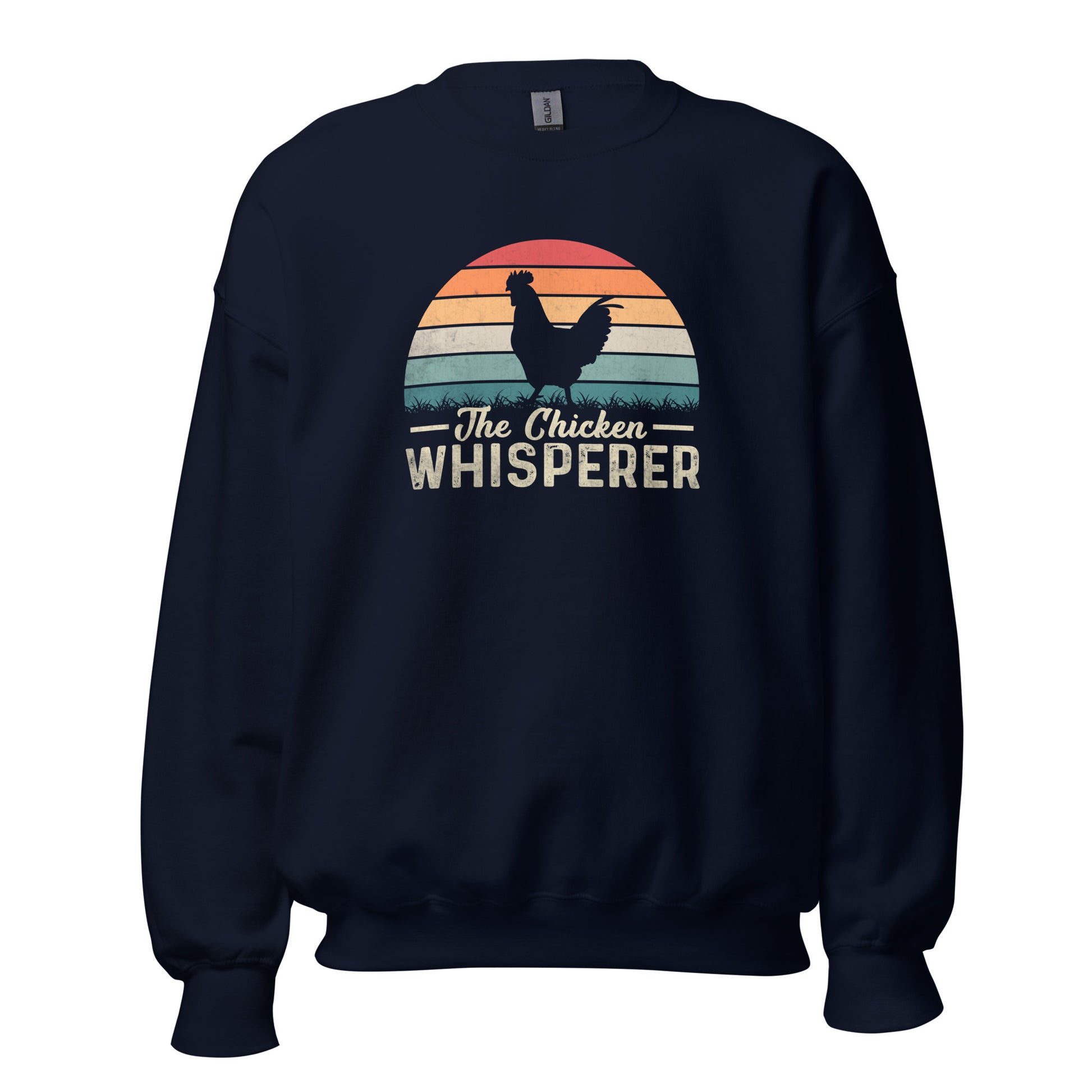 The Chicken Whisperer Sweatshirt Color: Navy