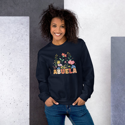 Abuela Sweatshirt (Wear the Abuela title with pride and love) - Color: Navy