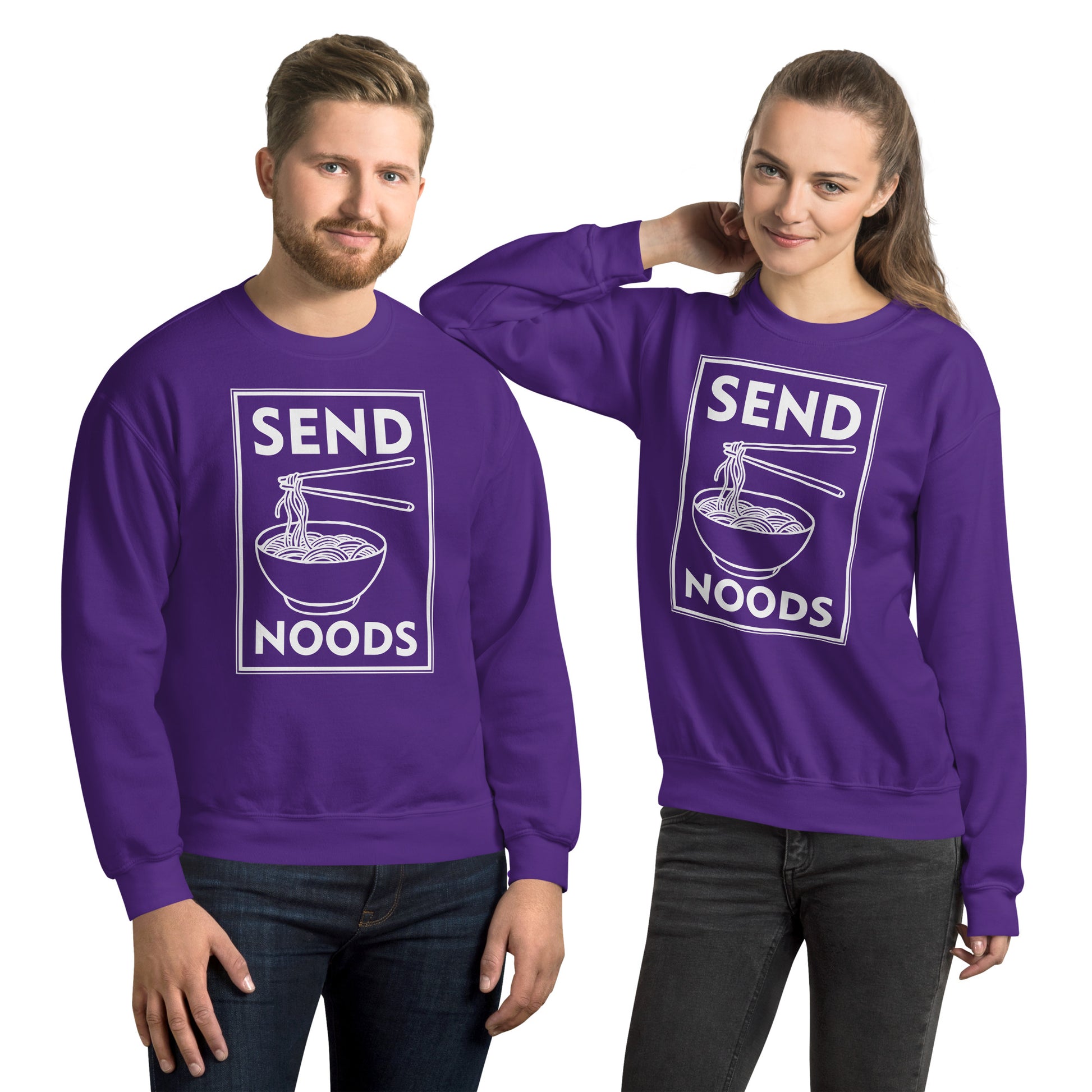 Send Noods Sweatshirt - Color: Purple