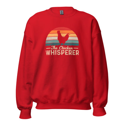 The Chicken Whisperer Sweatshirt Color: Red