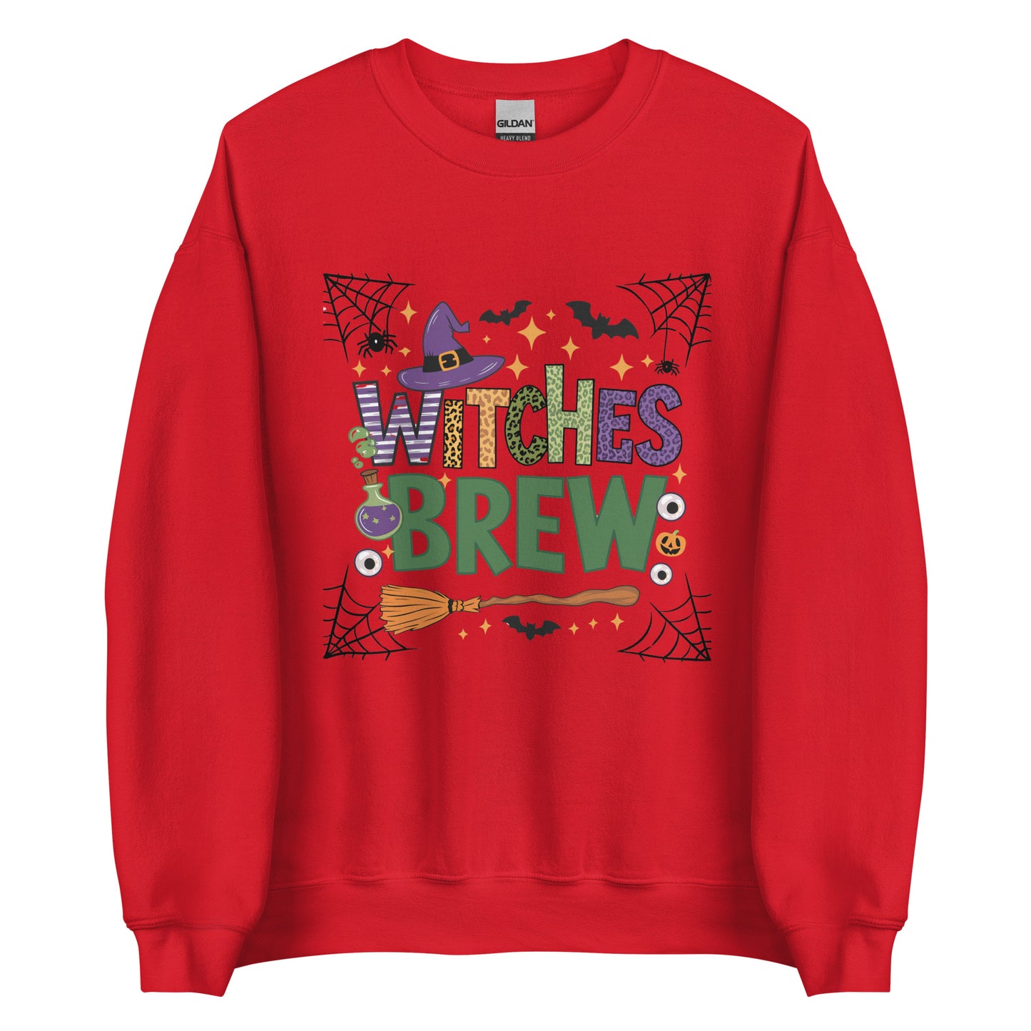 Witches Brew Sweatshirt (Halloween Witch) Color: Red