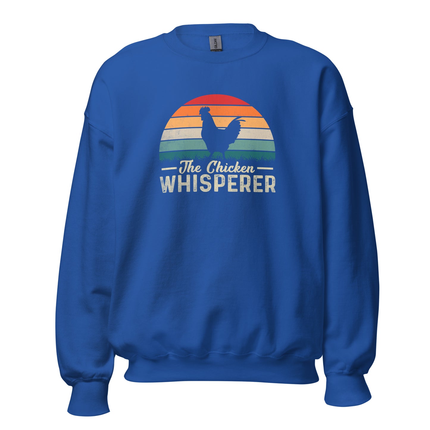 The Chicken Whisperer Sweatshirt Color: Royal