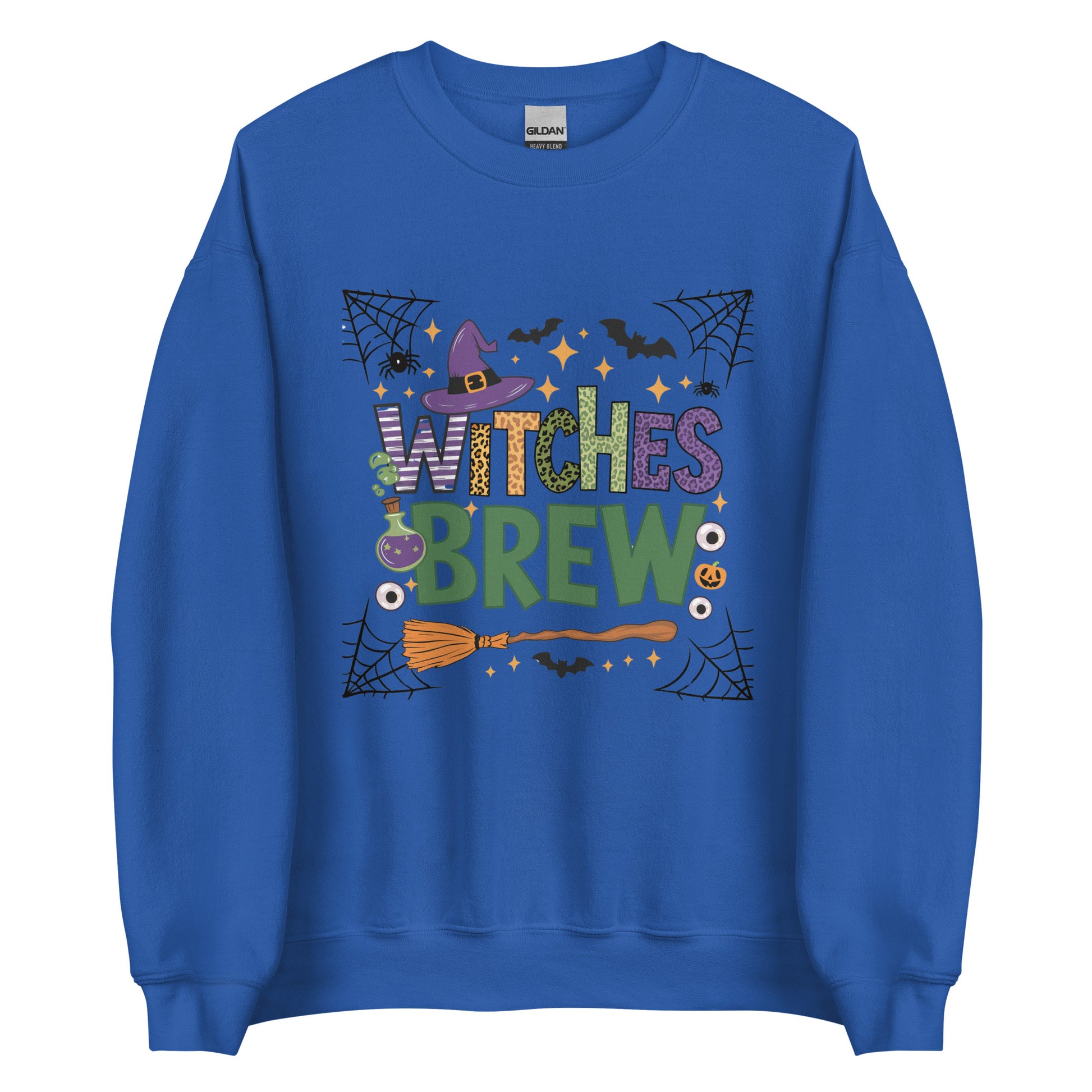 Witches Brew Sweatshirt (Halloween Witch) Color: Royal