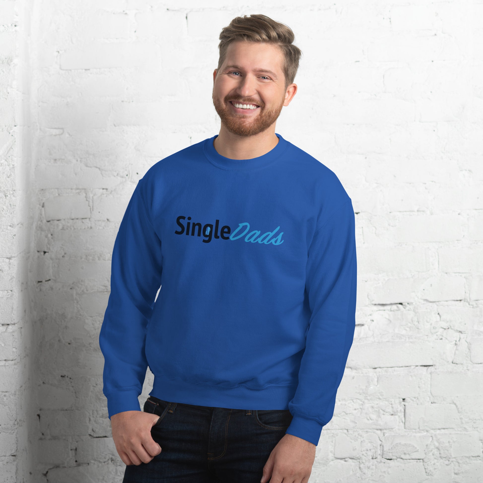 SingleDads Sweatshirt Color: Royal