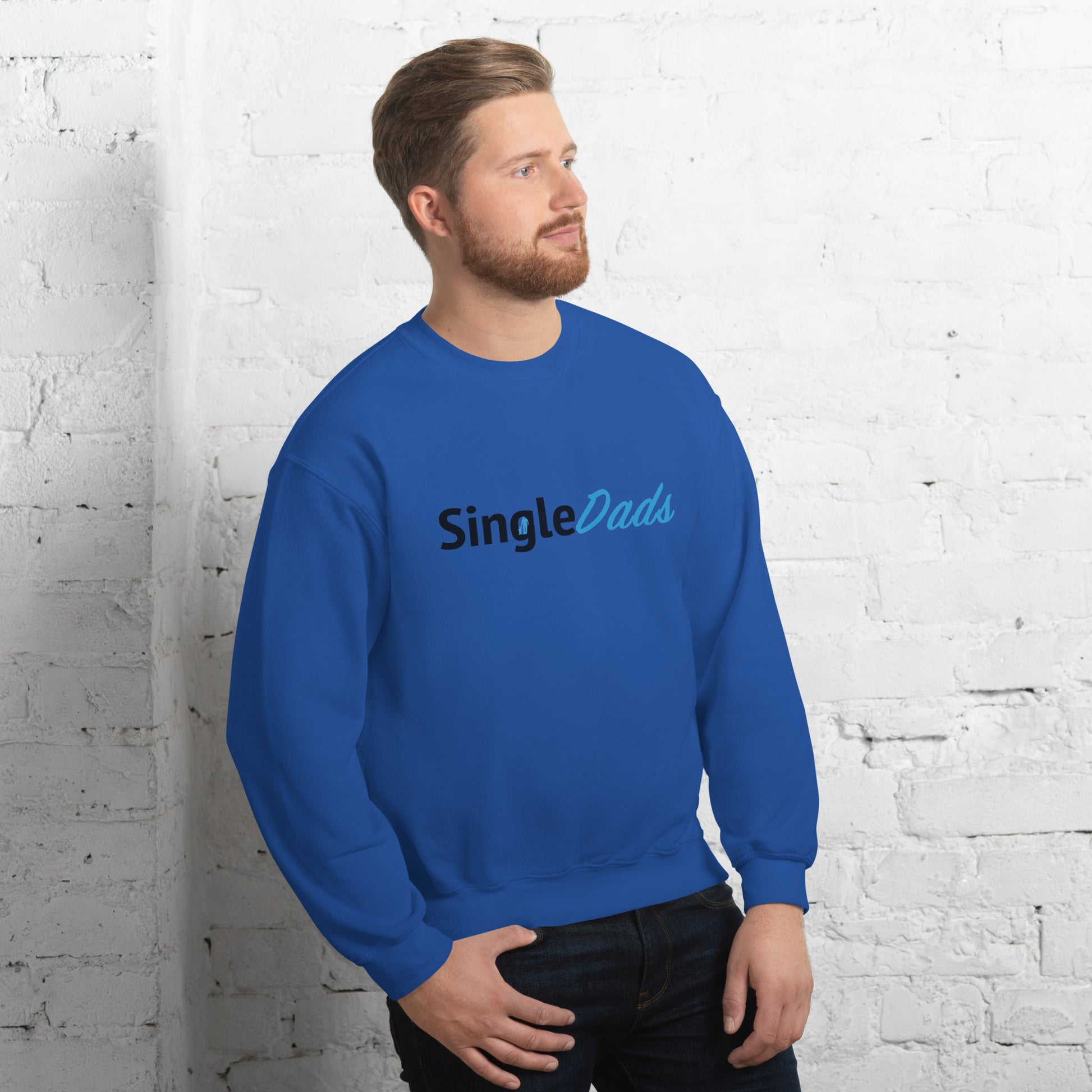 SingleDads Sweatshirt Color: Red