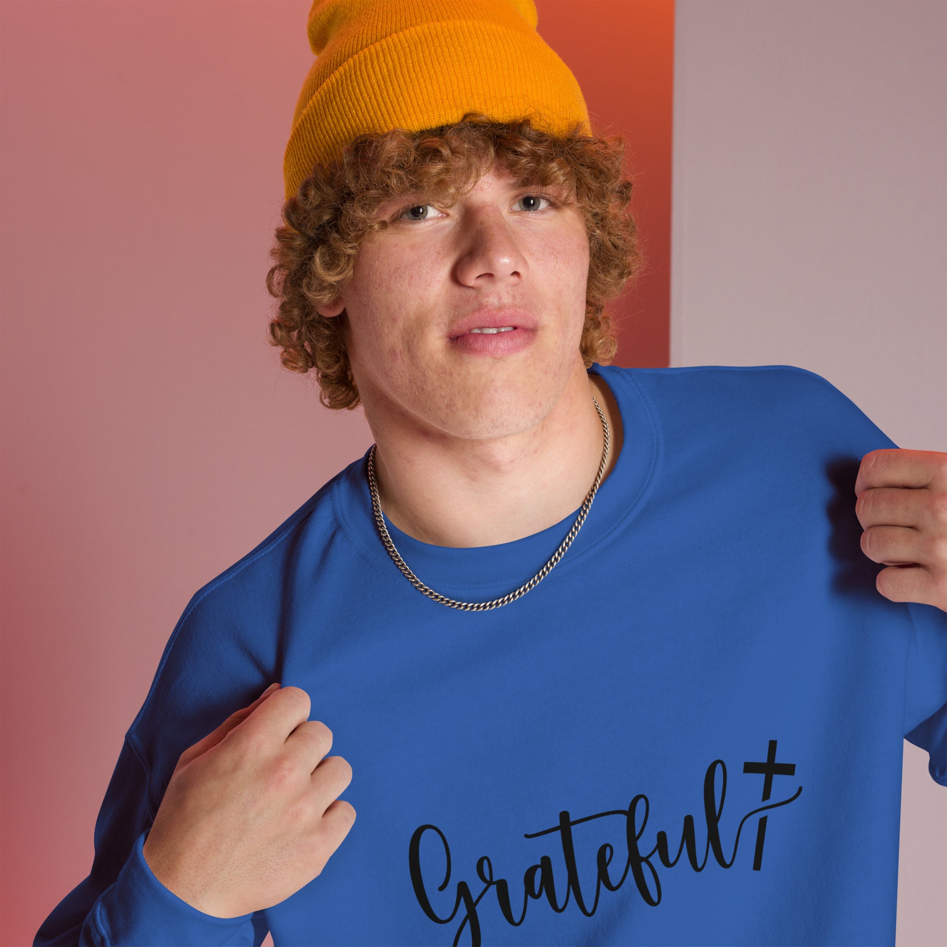 Grateful Sweatshirt - Color: Red