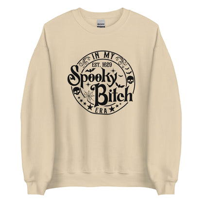 In My Spooky Bitch Era (Halloween) Sweatshirt Color: Sand