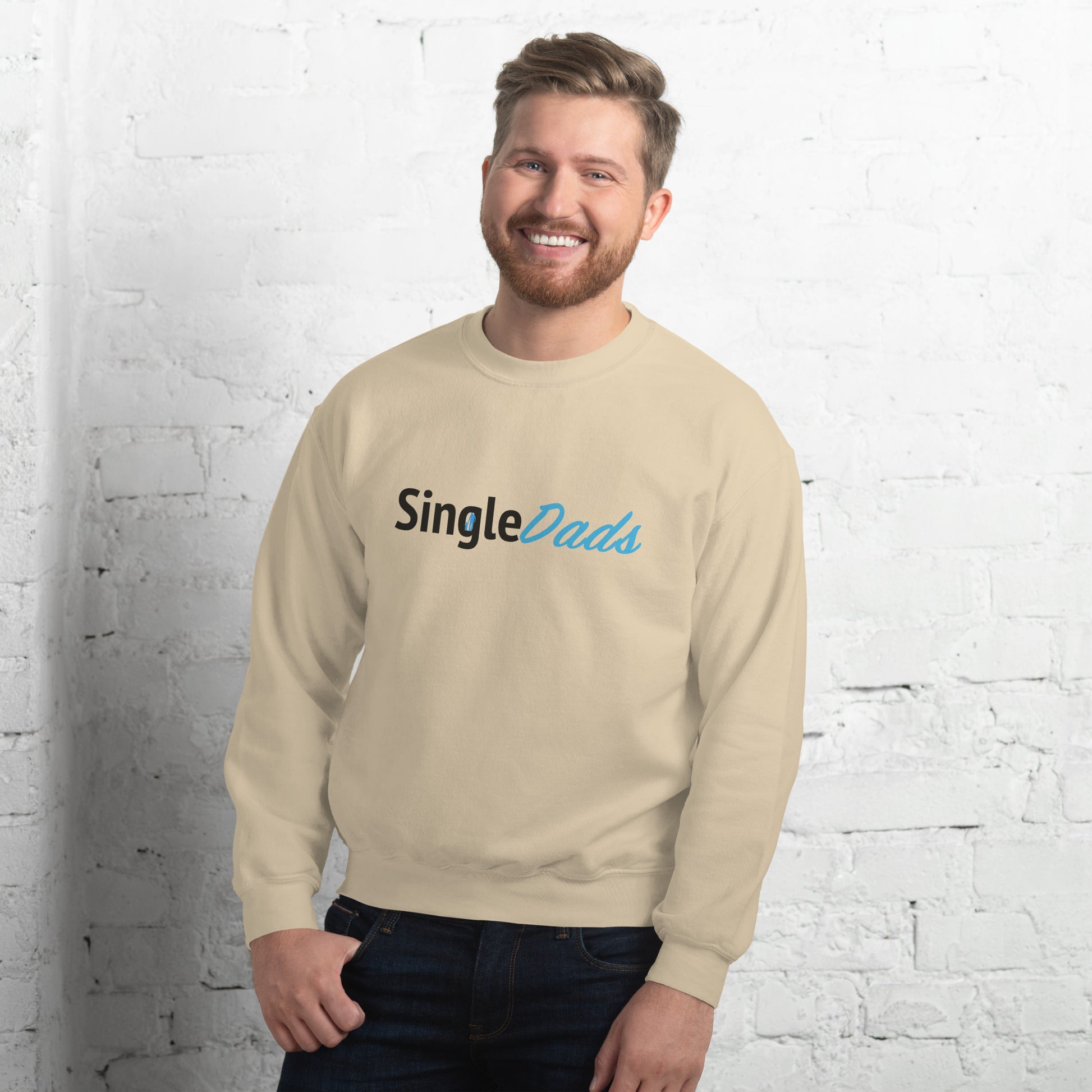 SingleDads Sweatshirt Color: Sand