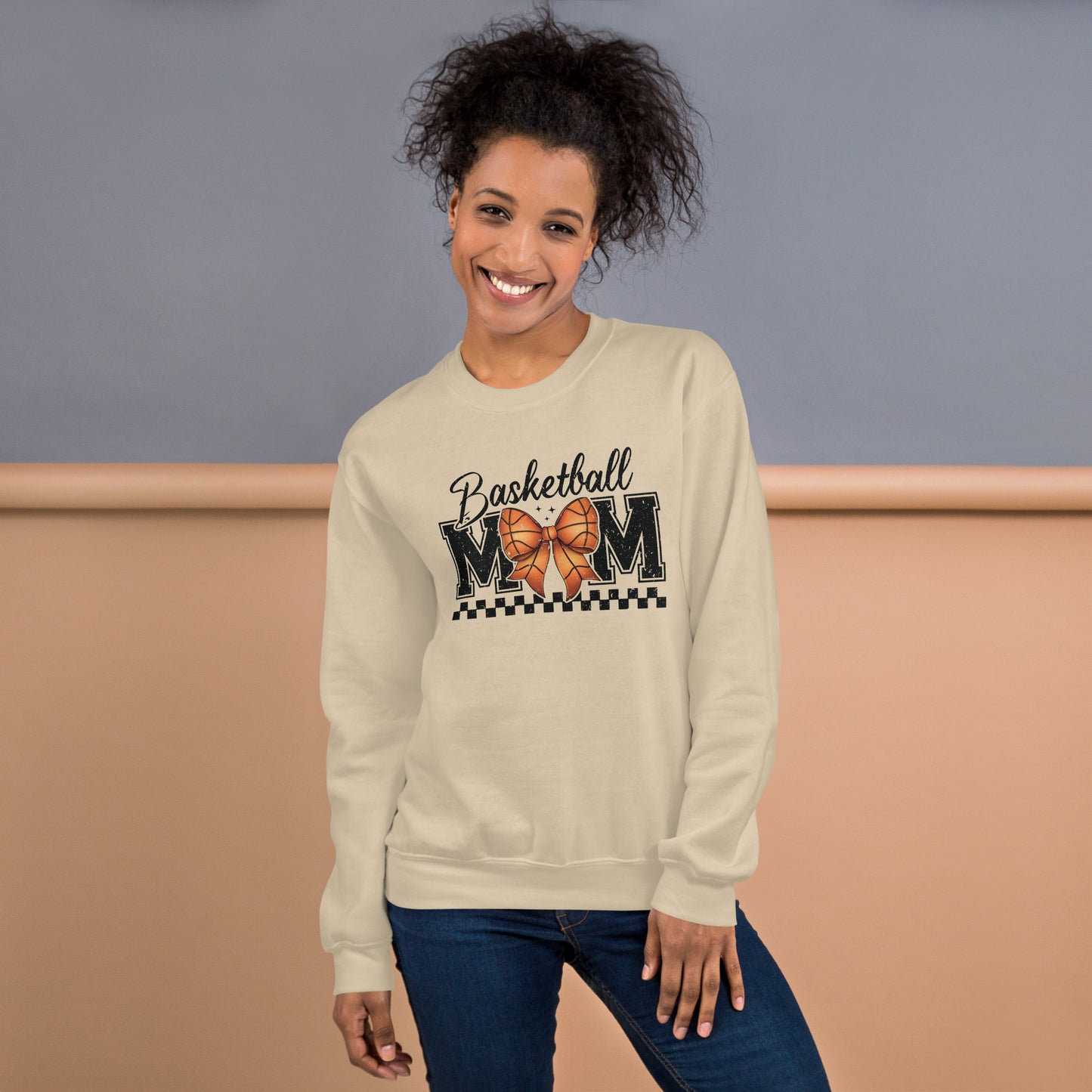 Basketball Mom Sweatshirt - Color: Sand