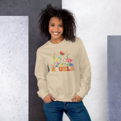 Abuela Sweatshirt (Wear the Abuela title with pride and love) - Color: Sand