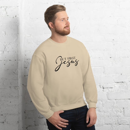 But First Jesus Sweatshirt